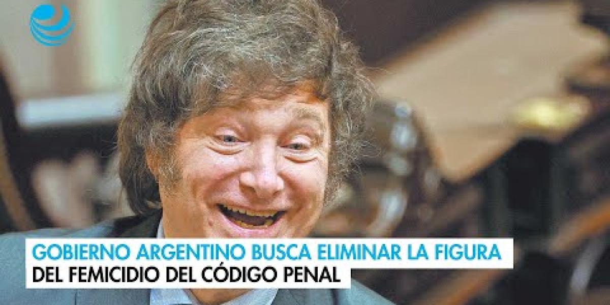 Gobierno argentino busca eliminar la figura del femicidio del Código Penal