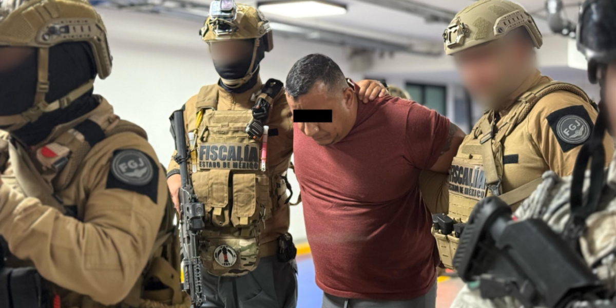 Detienen a líder de “Los 300”, organización dedicada a la extorsión en  Edomex