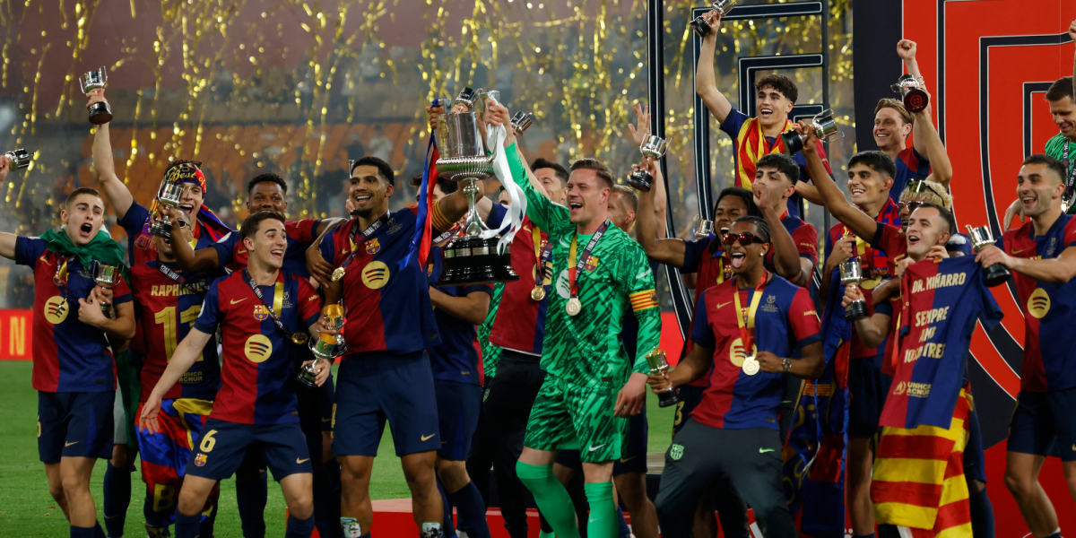 Barcelona golea 3-2 al Real Madrid en la prórroga y gana la Copa del Rey