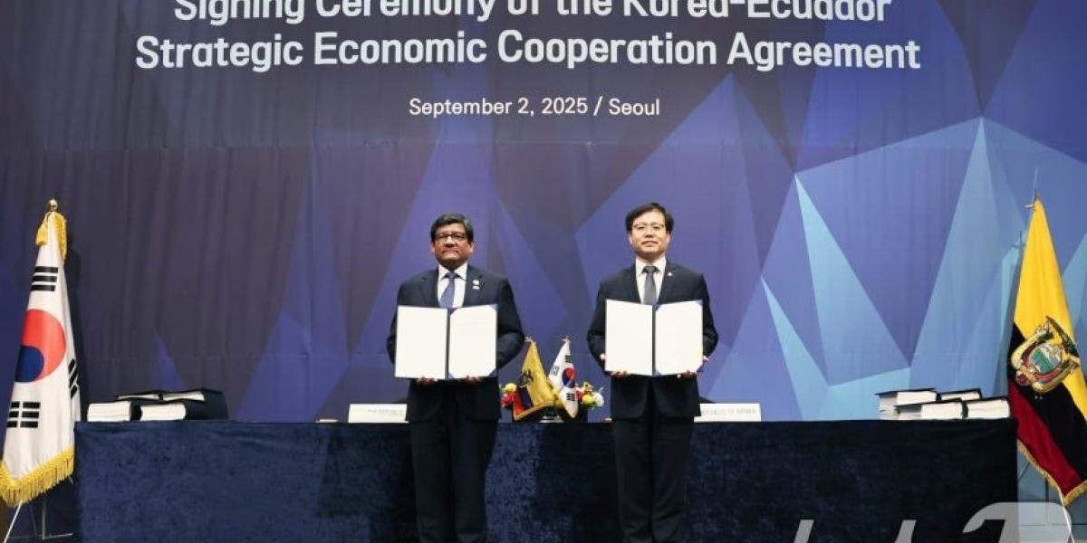 Ecuador y Corea del Sur eliminan aranceles: firman histórico acuerdo de ...
