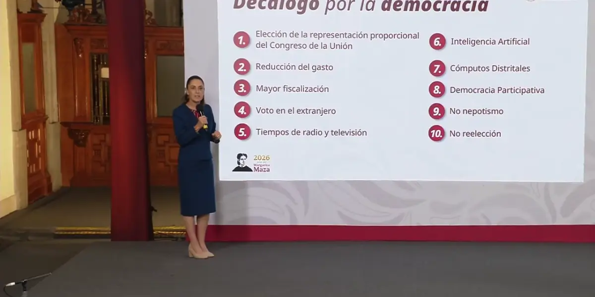Sheinbaum dice que tiene "plan B" si no aprueban su reforma electoral