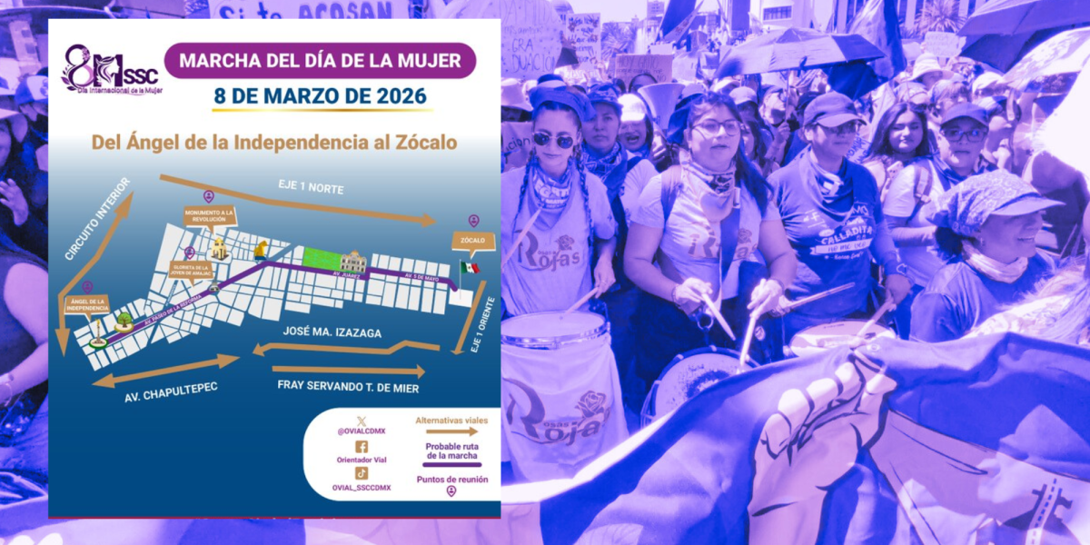 Marcha del 8M en CDMX: alternativas viales, cierres y cambios en Metro ...