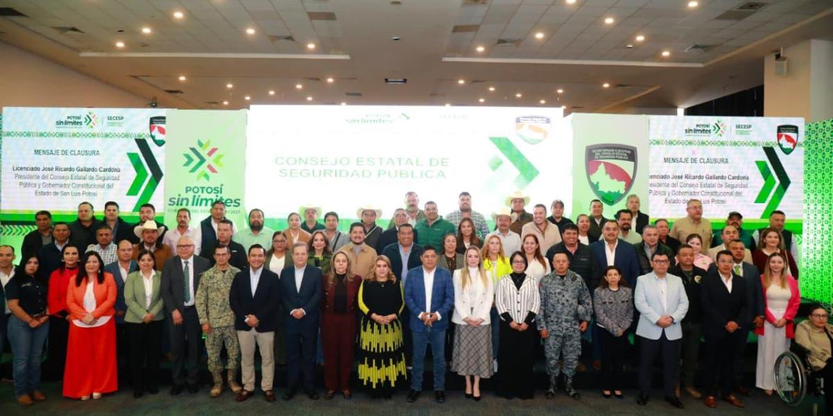 Ricardo Gallardo fortalece acciones de seguridad con los 59 municipios