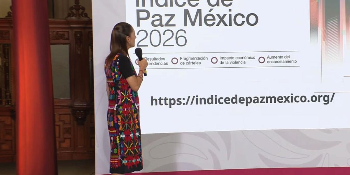 Índice de Paz reporta mejora en México