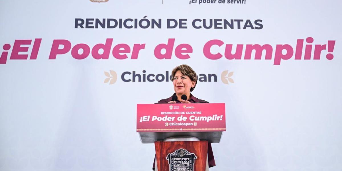 Delfina Gómez reports on state programs at four regional meetings