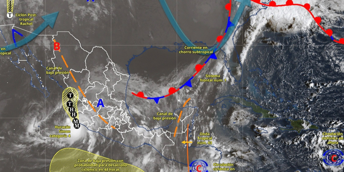 Hurricane Simon brings extreme rain and dangerous waves to Mexico’s Pacific coast