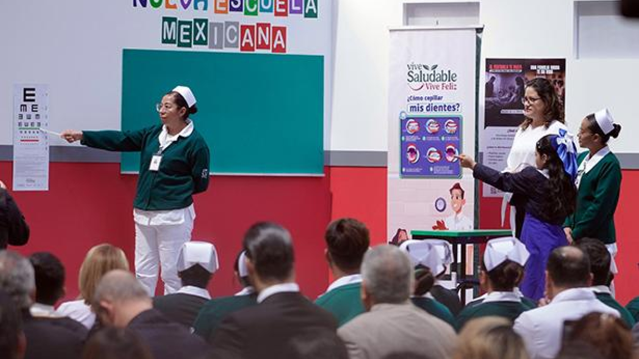 Alimentos saludables en escuelas