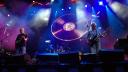 Pink Floyd: David Gilmour, Nick Mason y Roger Waters durante la presentación del concierto Live 8 en 2005. Foto: AFP