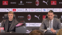 Santiago Giménez cerró el ciclo de bienvenida al AC Milan con su primera conferencia en las instalaciones del club.