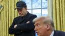 Elon Musk y el presidente Donald Trump en la oficina Oval.