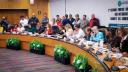 Reunión de la Comisión de Puntos Constitucionales con la titular de la Semarnat, Alicia Bárcena.