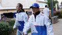 Liam Lawson y Yuki Tsunoda, pilotos de F1.
