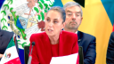 La presidenta Claudia Sheinbaum Pardo acudió a la IX Cumbre de la Comunidad de Estados Latinoamericanos y Caribeños, en Honduras.