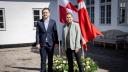 La primera ministra de Dinamarca, Mette Frederiksen junto al primer ministro de Groenlandia, Jens-Frederik Nielsen.