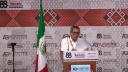 El secretario de Hacienda y Crédito Público, Edgar Amador Zamora, participón en la inauguración de la 88 Convención Bancaria.