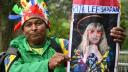 Un homenaje a la cantante Rita Lee tras su muerte el 8 de mayo de 2023. Foto. AFP