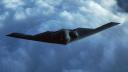 Bombardero B-2 estadounidense en vuelo en un lugar no revelado.