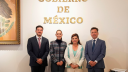 La presidenta de México, Claudia Sheinbaum, se reunió con la jefa de gobierno de la Ciudad de México, Clara Brugada; el gobernador de Nuevo León, Samuel García, y el gobernador de Jalisco Pablo Lemus.
