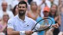 Novak Djokovic celebra tras la victoria sobre el serbio Miomir Kecmanovic.