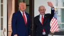 El presidente de Estados Unidos, Donald Trump, y el primer ministro de Israel, Benjamín Netanyahu se reunieron este lunes en Washington.