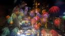 Fireworks explode over Chao Phraya River during the New Year celebrations amid the spread of the coronavirus disease (COVID-19) in Bangkok