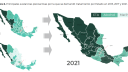 Principales sustancias psicoactivas por la que se demandó tratamiento por estado en los años 2013, 2017 y 2021. Fuente: Observatorio Mexicano de Salud Mental y Consumo de Drogas