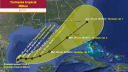 proyección de la tormenta tropical Milton para los próximos días.