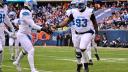 Dec 22, 2024; Chicago, Illinois, USA; Detroit Lions defensive end Josh Paschal (93) celebrates his fumble recovery against the Chicago Bears during the first quarter at Soldier Field. Mandatory Credit: Daniel Bartel-Imagn Images