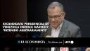 Enrique Márquez, candidato opositor minoritario en las elecciones del 28 de julio en Venezuela, fue "detenido arbitrariamente", denunció el miércoles una coalición política de la que forma parte. 

Para más información del tema, visita: 
Twitter: https://twitter.com/eleconomista 
Sitio web: https://www.eleconomista.com.mx/ 
Facebook: https://www.facebook.com/ElEconomista.mx 

#ElEconomista #CapitalHumano #EETV