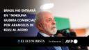 El gobierno de Brasil aseguró este martes que no entrará en “ninguna guerra comercial” en represalia a los aranceles impuestos por el presidente de Estados Unidos, Donald Trump, a las importaciones de acero.

¡Síguenos en nuestras redes sociales para mantenerte informado!

Twitter: https://twitter.com/eleconomista 
Facebook: https://www.facebook.com/ElEconomista.mx
Instagram: https://www.instagram.com/eleconomistamx
LinkedIn: https://www.linkedin.com/company/el-economista/

#ElEconomista #EETV