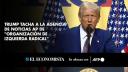 El presidente de Estados Unidos, Donald Trump, tachó el jueves a la Associated Press de "organización de izquierda radical", en un nuevo ataque contra la agencia de noticias estadounidense por su negativa a denominar "golfo de América" al "golfo de México", como decretó el magnate.

¡Síguenos en nuestras redes sociales para mantenerte informado!

Twitter: https://twitter.com/eleconomista 
Facebook: https://www.facebook.com/ElEconomista.mx
Instagram: https://www.instagram.com/eleconomistamx
LinkedIn: https://www.linkedin.com/company/el-economista/

#ElEconomista #EETV