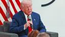 U.S. President Donald Trump delivers remarks during a Business Roundtable event in Washington, D.C., U.S., March 11, 2025. REUTERS/Kevin Lamarque