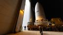 This handout image released by Amazon on April 2, 2025 shows encapsulated Project Kuiper satellites leaving Amazon's processing facility for integration with an Altas V rocket at Amazons satellite processing facility in Cape Canaveral, Florida, in March 2025. Amazon is preparing to launch its first full batch of Project Kuiper satellites next week, marking a crucial milestone in the tech giant's bid to compete with Elon Musk's Starlink. The mission, named Kuiper Atlas 1, will launch 27 satellites using an Atlas V rocket from Cape Canaveral, Florida at 12:00 pm EDT (1600 GMT) on April 9, Amazon said. (Photo by Amazon / AFP) / RESTRICTED TO EDITORIAL USE - MANDATORY CREDIT "AFP PHOTO / AMAZON  " - NO MARKETING NO ADVERTISING CAMPAIGNS - DISTRIBUTED AS A SERVICE TO CLIENTS
