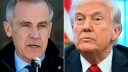 Mark Carney, primer ministro de Canadá y Donald Trump, presidente de Estados Unidos.