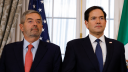 Juan Ramón de la Fuente, titular de la SRE y Marco Rubio, secretario de Estado de EU.