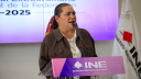 Guadalupe Taddei, consejera presidenta del Instituto Nacional Electoral, dio a conocer los avances de los cómputos tras la jornada electoral extraordinaria del Poder Judicial.