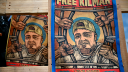 Muestra de apoyo al migrante salvadoreño Kilmar Abrego García.