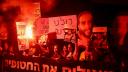 La manifestación se llevó a cabo frente al Ministerio de Defensa en Tel Aviv.