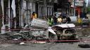 Tres personas murieron este martes en 16 ataques con disparos, coches bomba y drones de guerrilleros en el suroeste de Colombia, informaron autoridades.