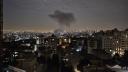 A column of smoke billows from a suspected Israeli-held site in the Iranian capital Tehran early this morning.