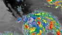 Imagen satelital del huracán Erick.