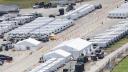 An aerial view shows "Alligator Alcatraz" ICE detention center at Dade-Collier Training and Transition Airport in Ochopee, Florida, U.S. July 24, 2025. REUTERS/Marco Bello