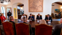 El gobernador Samuel García, se reunió con el alcalde de Laredo, Texas, Víctor Treviño y el director ejecutivo de Green Corridors