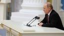 El presidente de Rusia, Vladimir Putin, se dirige a altos funcionarios luego de una reunión con el presidente de Estados Unidos, Donald Trump , en el Kremlin en Moscú