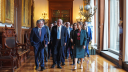 La reunión con la presidenta Sheinbaum fue la última actividad del vicepresidente de Brasil, Geraldo Alckmin, durante su gira de dos días en México.