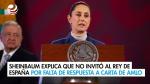 La próxima mandataria indicó que ante la decisión de las autoridades españolas de no participar en el próximo acto protocolario; el presidente de aquel país, Pedro Sánchez, se comunicó con ella para charlar sobre el tema y ella le dio a conocer estos motivos.

Para más información del tema, visita: https://www.eleconomista.com.mx/politica/sheinbaum-explica-invito-rey-espana-falta-respuesta-carta-amlo-20240925-727344.html

Twitter: https://twitter.com/eleconomista
Sitio web: https://www.eleconomista.com.mx/   
Facebook: https://www.facebook.com/ElEconomista.mx   

#ElEconomista #Sheinbaum #EETV