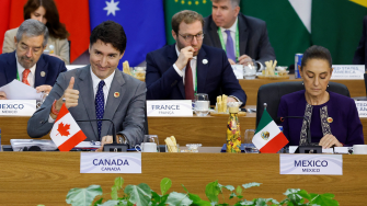 La presidenta de México, Claudia Sheinbaum, y el primer ministro de Canadá, Justin Trudeau, conversaron en el marco la cumbre del G20 realizada el 18 y 19 de noviembre en Brasi.