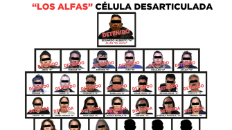 En un operativo conjunto, las autoridades desarticularon a la célula criminal autodenominada "Los Alfas".