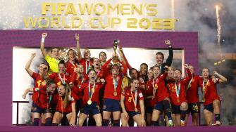 La Selección Femenina de España conquistó su primer Mundial, tras derrotar a su similar de Inglaterra. Foto: Reuters.