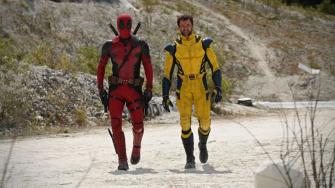 Ryan Reynolds y Hugh Jackman en la filmación de Deadpool 3. Foto: Especial